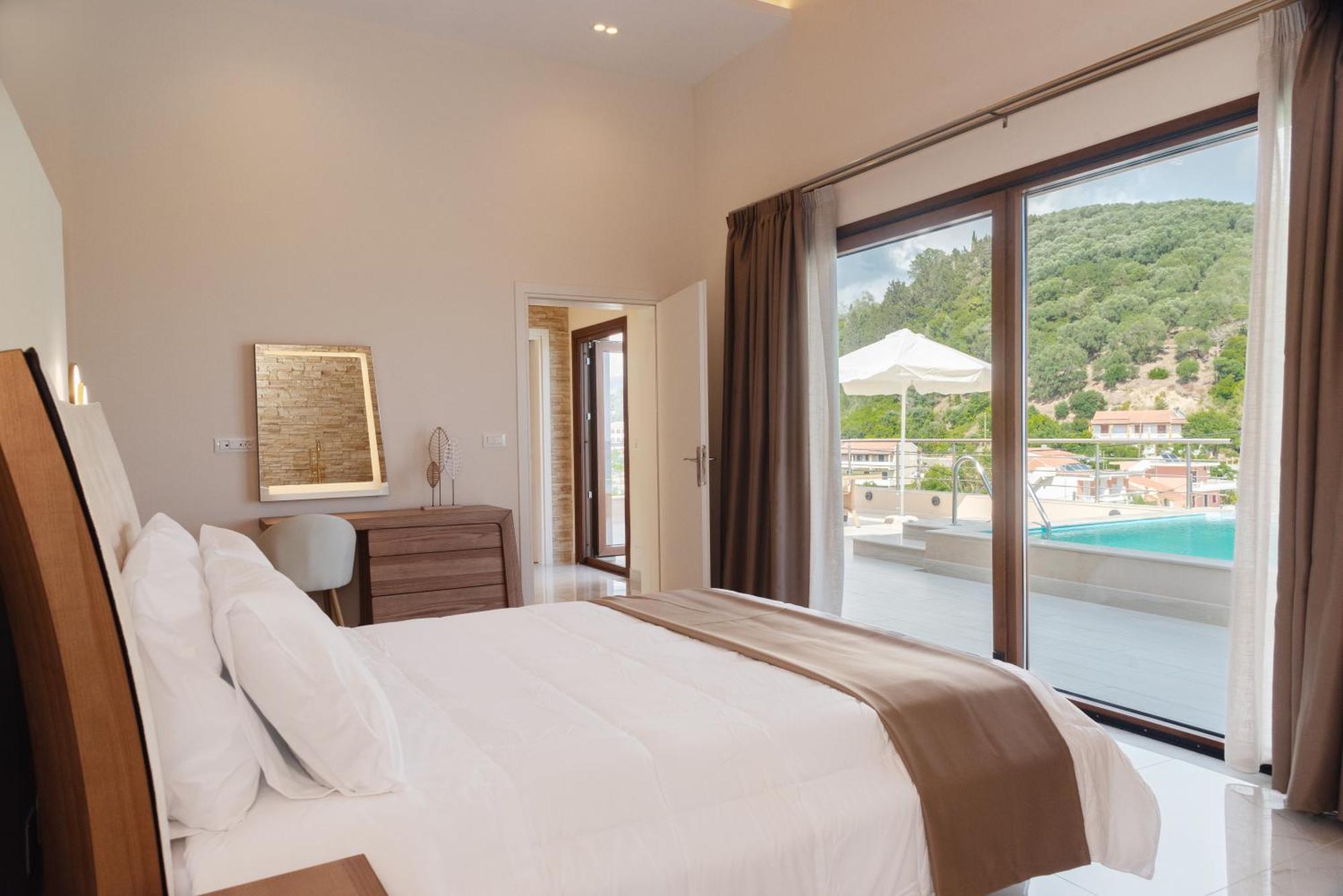 Villa Vasillis-Heated Swimming Pool With Infinity View Vitaládes Buitenkant foto